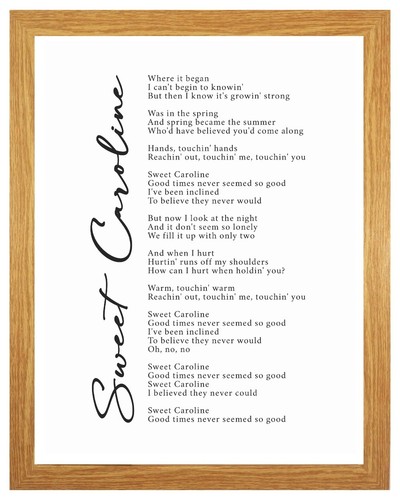 Sweet caroline lyrics neil - lyrics,