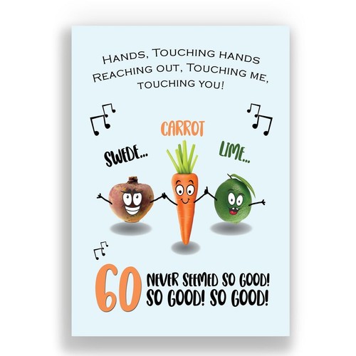 60th birthday card funny - birthday,
