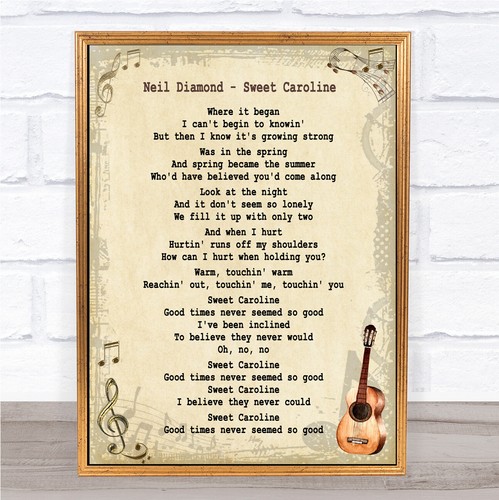 Sweet caroline song - caroline,