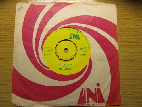 Neil diamond sweet caroline - caroline, 7"