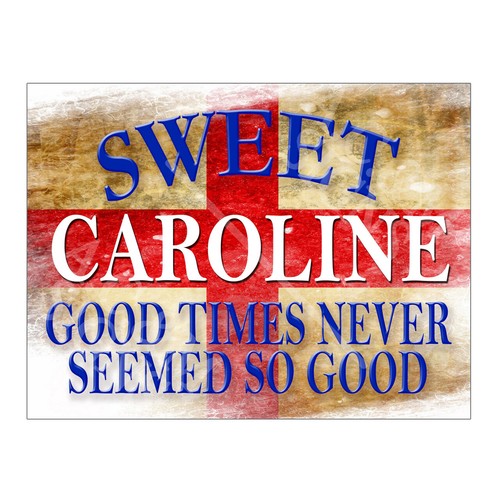 Metal tin sign - metal, retro